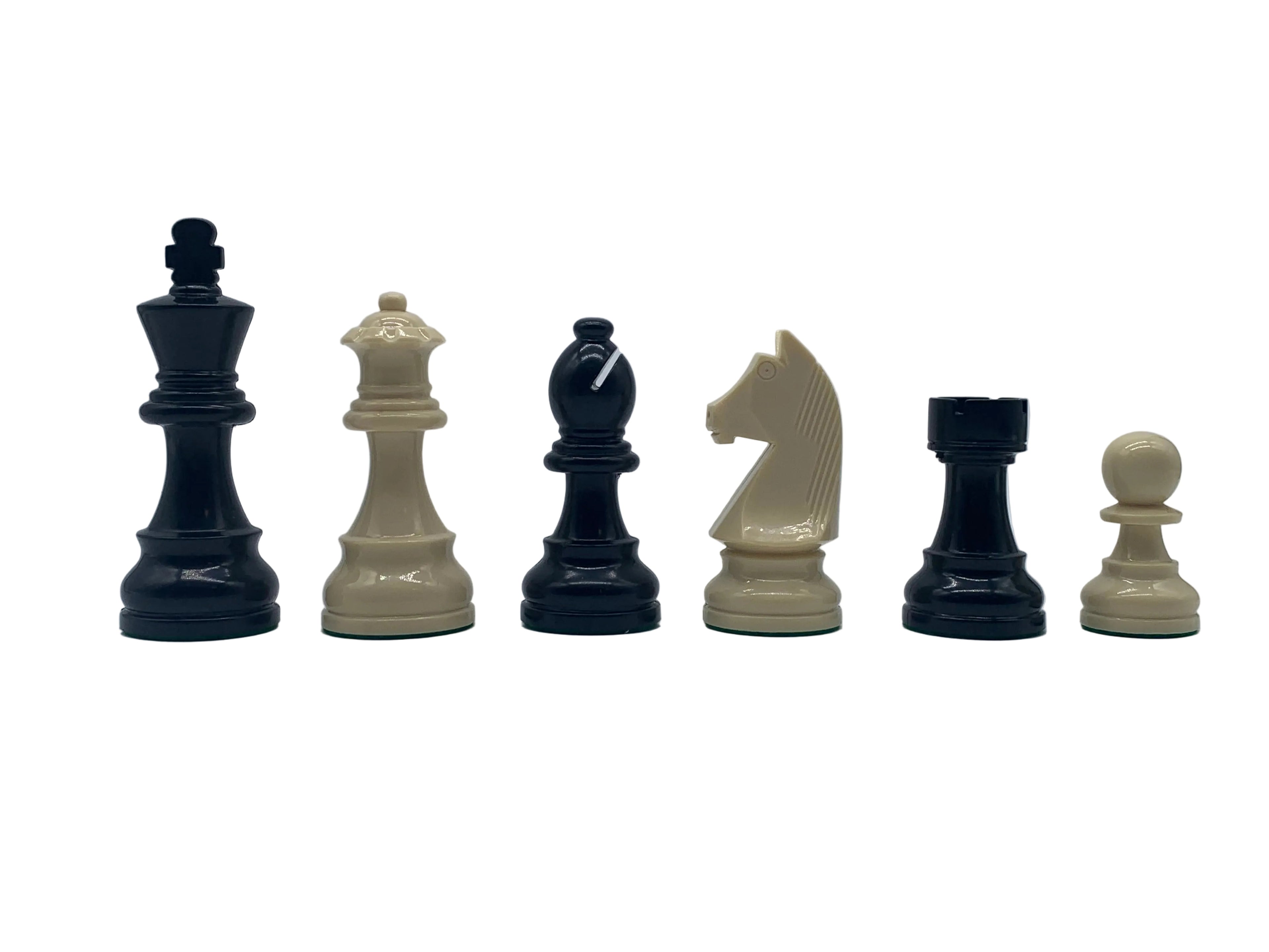 Shiny German Knight Chess Pieces