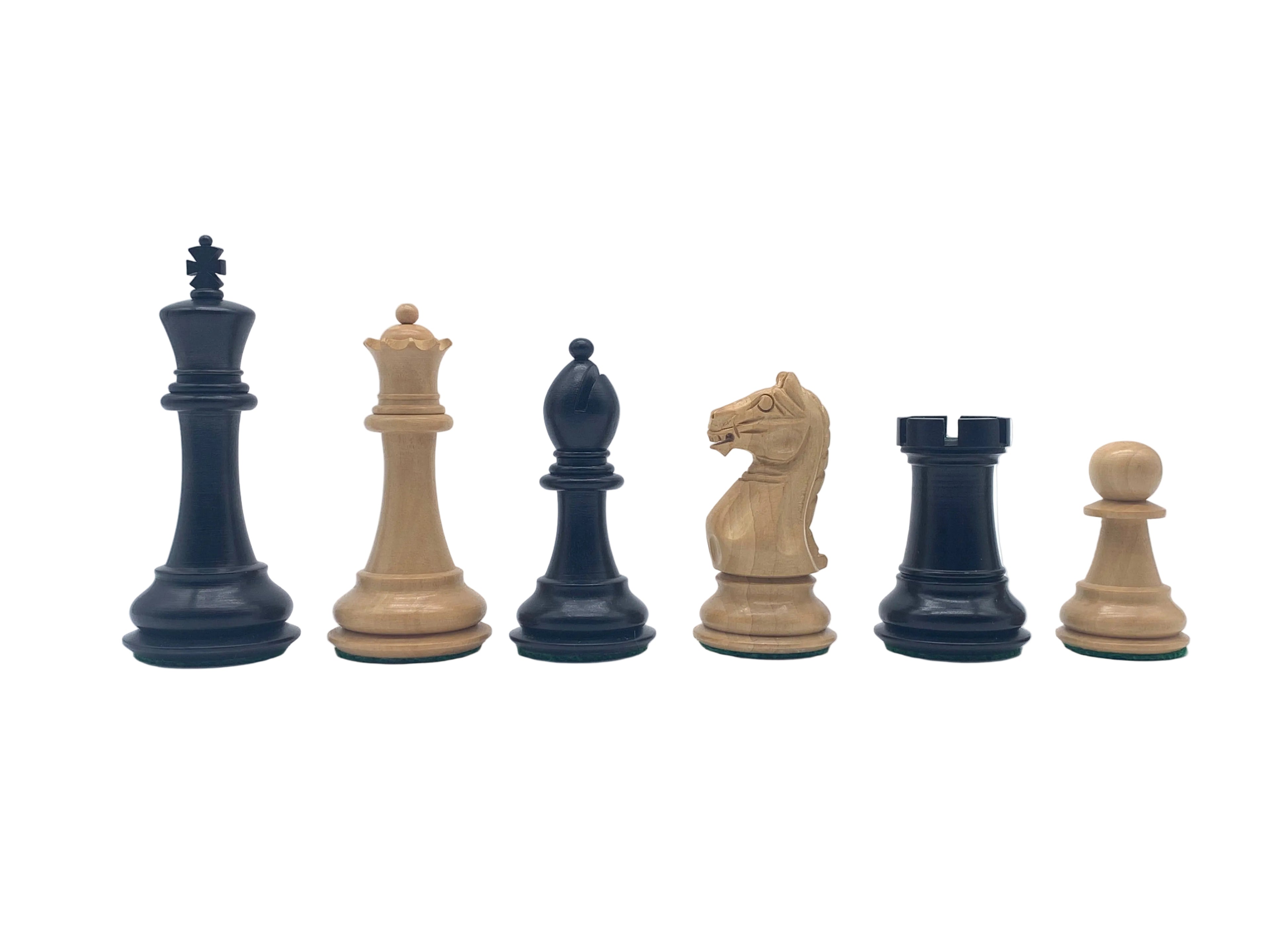 Oxford Chess Pieces - Ebonized