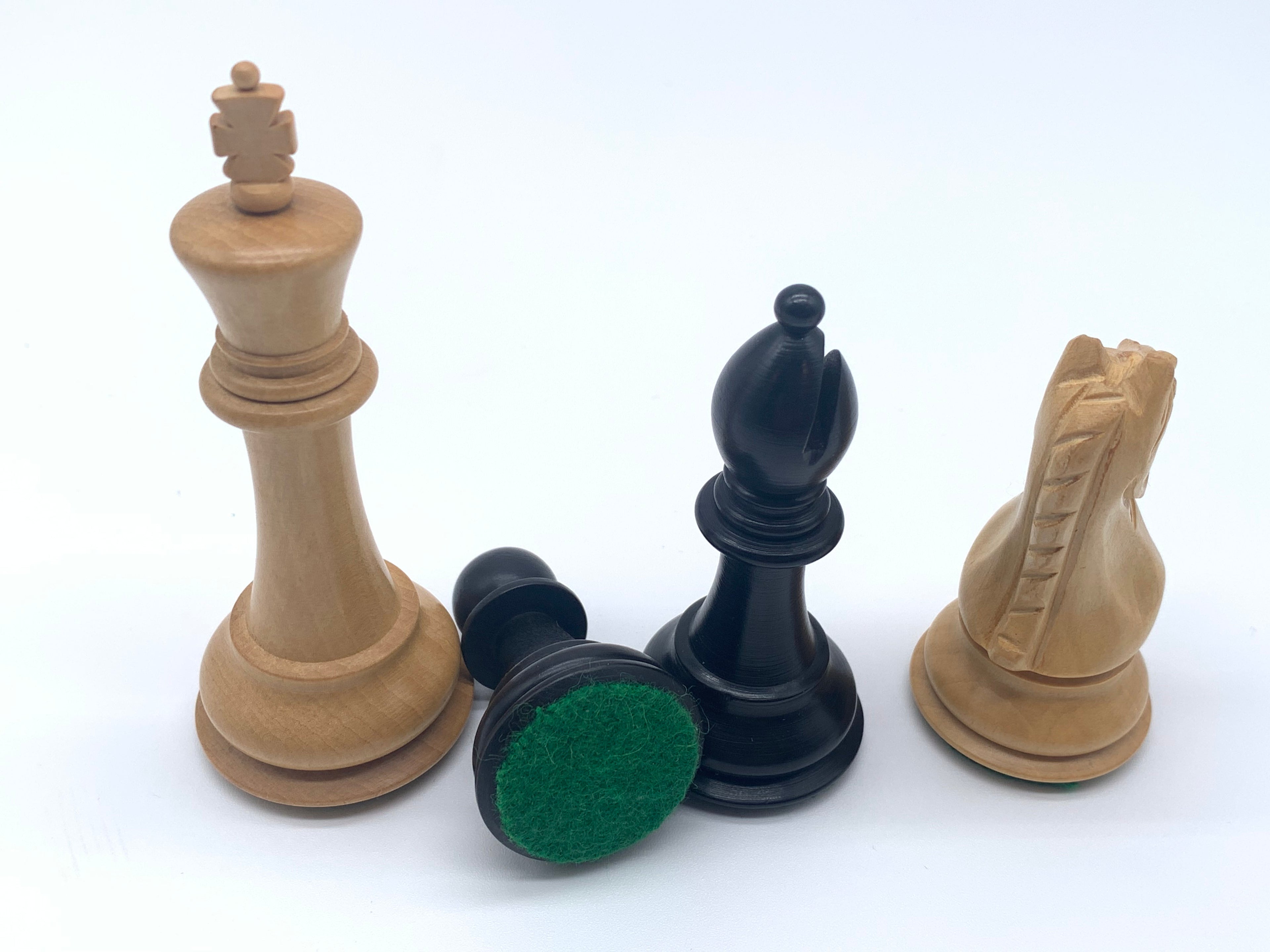 Oxford Chess Pieces - Ebonized